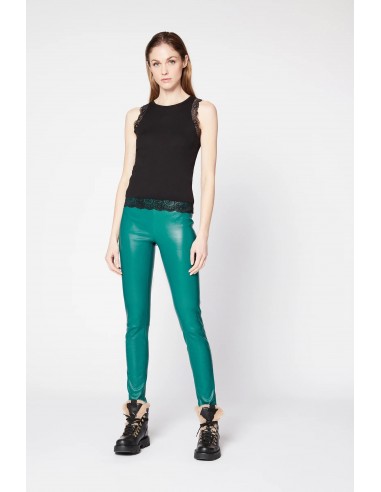 PERLEGGING en cuir en linge